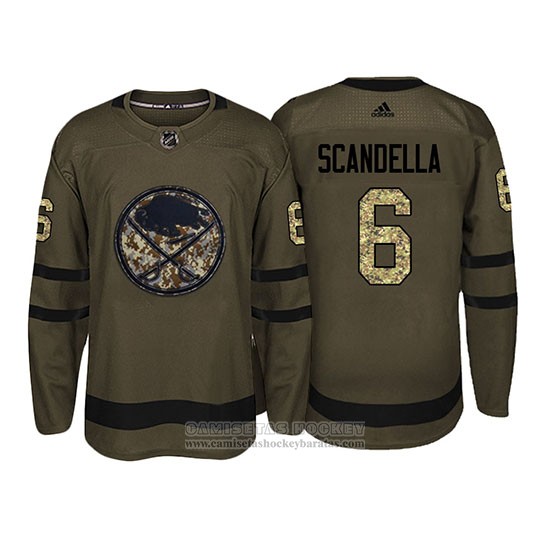 Camiseta Hockey Buffalo Sabres Marco Scandella Camuflaje Salute To Service